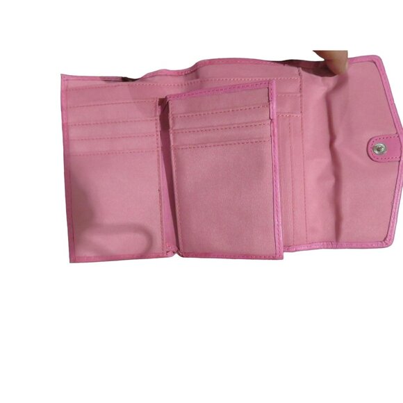 BOGO Fossil Vintage 90"s Mixed Suede & Leather Patchwork Tri-fold Wallet 4 X 6 - Picture 7 of 11